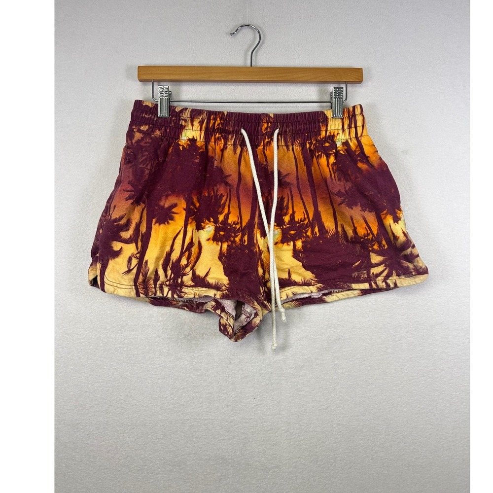 Out From‎ Under Palm Tree Sunset Shorts Women's Lounge Sleepwear XS S M